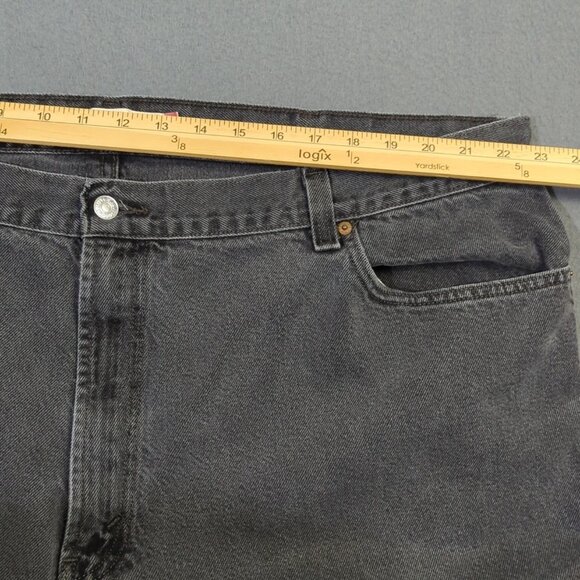 Levi's Jeans Men's 48x32 Fits 44x30 Black 560 Loose Fit Tapered Leg Denim - Picture 9 of 13